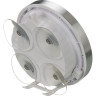 Часы BRESSER MyTime Bath RC, водонепроницаемые, черные 74611